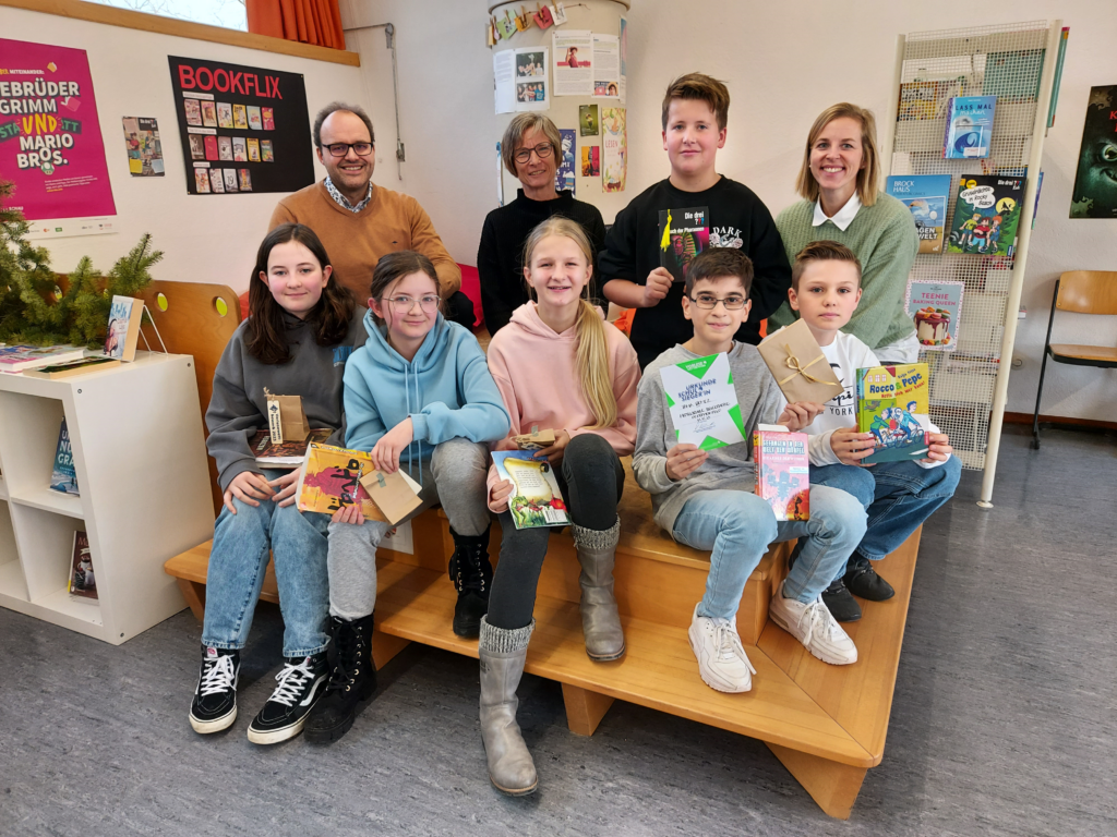 Vorlesewettbewerb 2023 Der Sieger der Mittelschule Holderhecke